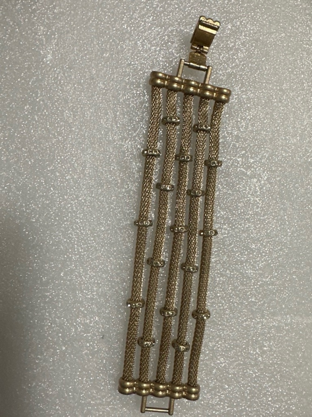 Lia Sophia Gold-Tone Multi-Strand Mesh Bracelet